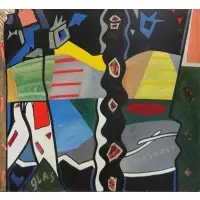 George Pusenkoff, New Life., Abstract Mixed Media/Canvas