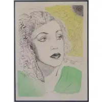 Untitled by Man Ray, Colored Etching and Aquatint, sold May 2012