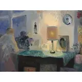 Yvonne Cheffer-Delouis, O/C Interior with Woman