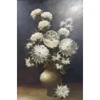 Paul Citroen, O/C Floral Still Life