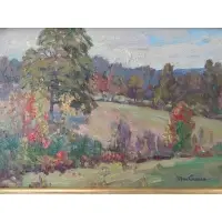 Michael Graves, Autumn., Oil On Canvas "Autumn." Beautifully executed oil on canvas