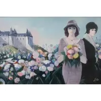 Charles Levier, Fin de L'Hiver, Oil on Canvas