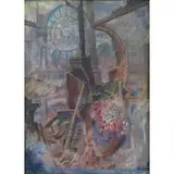 Charles Augustus-Smith, O/C of Ethereal Church Ruins with Figures
