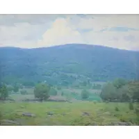 Eugene Speicher, Beautiful landscape in original possibly Macklin frame