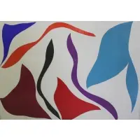 Ray Parker, Parker, Color Abstract Lithograph