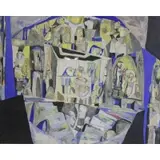 Paul Shimon, Paul Shimon, American, 20th Century, Watercolor Modernist Stage Performance
