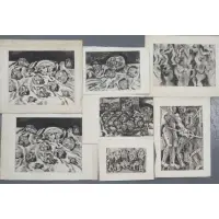 Peter Grippe, Still Life No. 3, 7 Etchings
