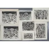 Peter Grippe, Still Life No. 3, 7 Etchings