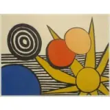 Alexander Calder, Starburst., Pencil signed lower right