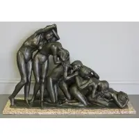 M.V Pascucci, Fine art continued at lot 300, Bronze Sculpture of Female Figures