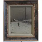 William Samuel Horton, O/C Traveler on a Winter Path