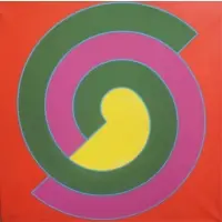 Paul Camacho, Paul Camacho, Puerto Rican, 1929-1989, 1968 Geometric Oil on Canvas