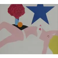Untitled by Tom Wesselmann, Silkscreen of a Nude, sold Jan 2012