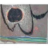 Emory Ladanyi, Thunderous., Mixed Media/Canvas "Thunderous." Signed and dated 65 lower right