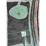 Emory Ladanyi, Decrescendo., Mixed Media/Canvas "Decrescendo." Signed and dated 67 lower center