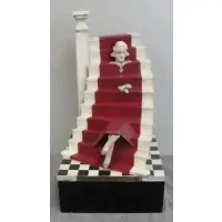 Matrons Never Die. by Donn Russell, Polychrome Wood Sculpture "Matrons Never Die." Signed and titled on the plaque, sold Jan 2012