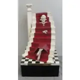 Donn Russell, Matrons Never Die., Polychrome Wood Sculpture "Matrons Never Die." Signed and titled on the plaque
