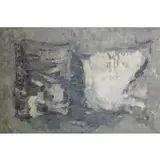 Untitled by R. Abstract Oil on Canvas Misevic, sold Jan 2012