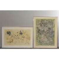 Domenick Turturro, Untitled, 2 Abstract Mixed Media/Paper