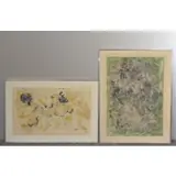 Domenick Turturro, Untitled, 2 Abstract Mixed Media/Paper