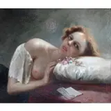 O/C of Reclining Woman by Donatus Buongiorno, sold Jan 2012