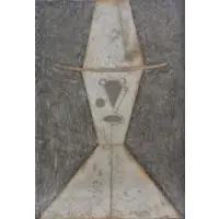 Rufino Tamayo, Cabeza con Sambrero, Mixografia "Cabeza con Sambrero" Pencil signed lower right