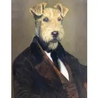 Thierry Poncelet, O/C Portrait of a Terrier