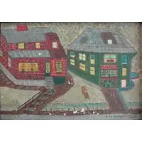 East Bronx. by Ralph Fasanella, sold Nov 2011