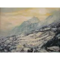 André Vignoles, Soleil Sur Les Alpes (Sunrise on the Alps)
