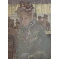 Maurice Brazil Prendergast, Prendergast Paris., Oil on Panel