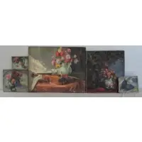 Untitled by Joseph Newman, 5 Oils, sold Oct 2011