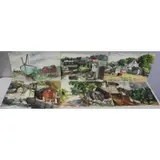 Joseph Newman, Untitled, 6 Watercolors of Rockport