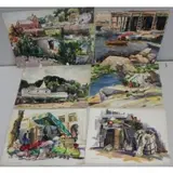 Joseph Newman, Untitled, 6 Watercolors, Mostly Rockport Scenes