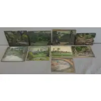 Untitled by Joseph Newman, 9 Oils of Park Scenes & Landscapes 4 Signed, sold Oct 2011