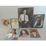 Joseph Newman, Untitled, 7 Oil Portraits