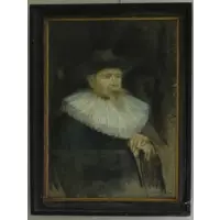 Maurice Fromkes, Paper backed with canvas, 1904 Pastel Portrait of a Man