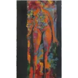 Jacob Landau, Jacob Landau, American, 1917 - 2001, Gouache of Surrealist Nude