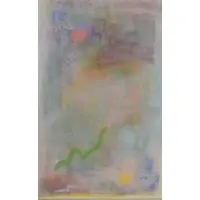 Robert. Acrylic Natkin, Robert Natkin, American, 1930 - 2010, on Paper Abstract Composition
