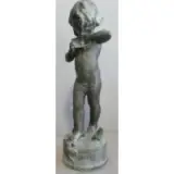 Edward Berge, Frog Baby., 1919 Bronze "Frog Baby." Signed and dated on base