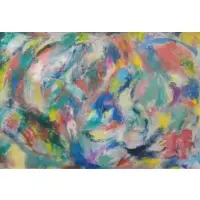 J. Mitchell, Untitled, Abstract Oil on Canvas