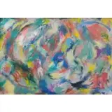 J. Mitchell, Untitled, Abstract Oil on Canvas