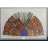 Nannette Clark, Daka., 1987 Mixed Media Collage "Daka." Label verso