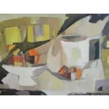 Hervé Masson, O/C Modernist Still Life