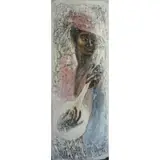 Onnie Millar, The Blues., Encaustic on Board