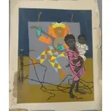 Robert Gwatmey, Non-Fiction., Signed within print lower left