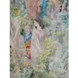 Louis Mansfield, Untitled, Allegorical Watercolor