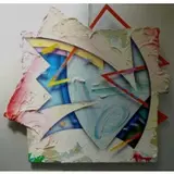 George D. Green, Erie, 1982 Acrylic? on Canvas "Erie" With a Louis K Meisel (Soho) Gallery provenance