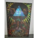 Antonio Jr Arellanes, Abstract, Mixed Media on Wood