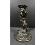 Richard E. Brooks, Richard Edwin Brooks, American, 1865 - 1919, Bronze Figural Candlestick