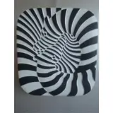 Victor Vasarely, Rosenthal Ceramic Zebra Plaque